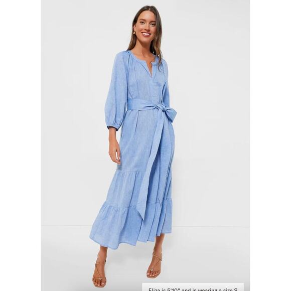 Tuckernuck Chambray Lyles Dress Sz 3XL - Picture 1 of 7